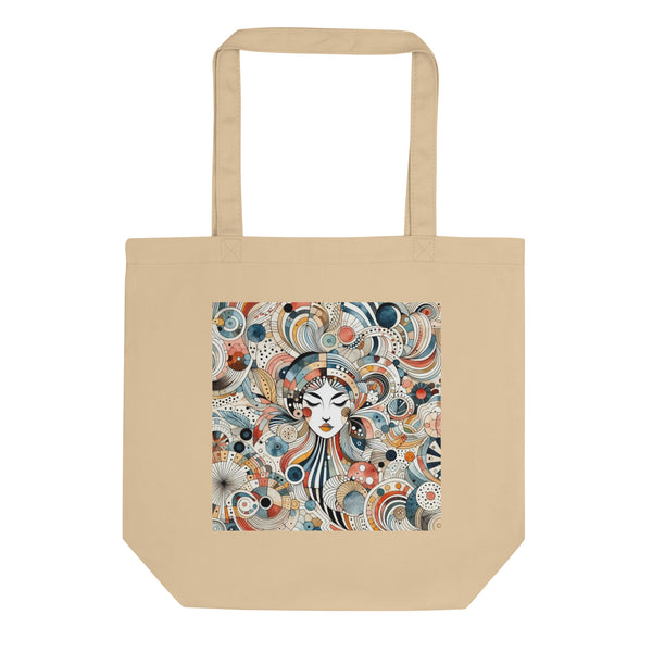 Abstract Serenity - Unique Art Tote for the Creative Soul - - Tote Bags