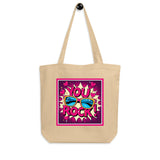 Pop-Art Vibes - You Rock Eco-Friendly Tote - - Tote Bags