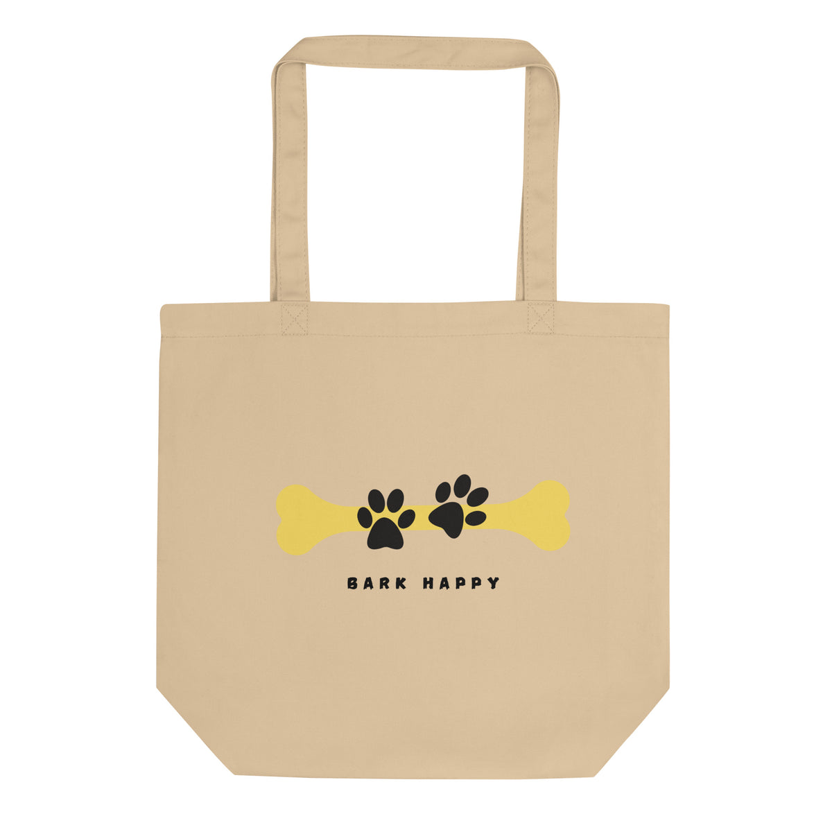 Paw Prints Path - Organic Cotton Carryall - - Tote Bags