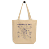 Unwrap a Hug Eco Tote - A Touch of Affection for Her - Default Title - Tote Bags