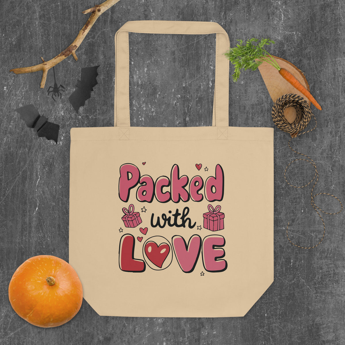 Packed with Love Tote Bag - - Tote Bags