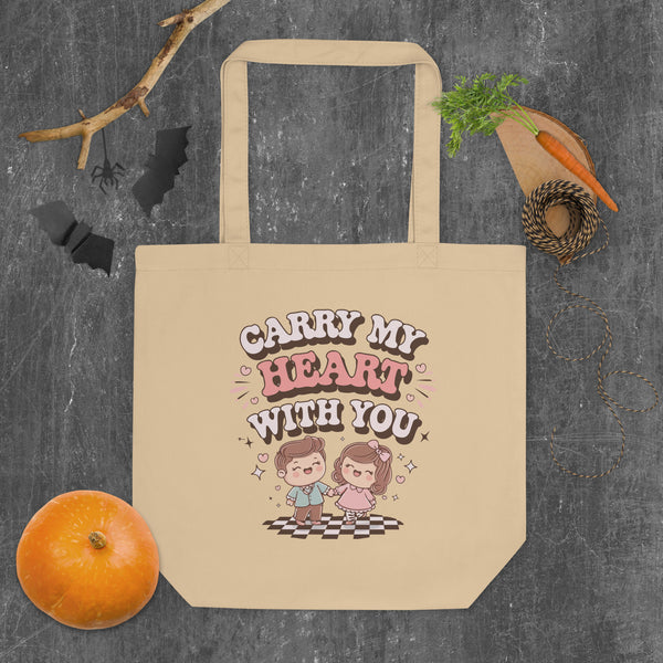 A Thoughtful Gift for Her – Carry My Heart With You Tote Bag - - Tote Bags