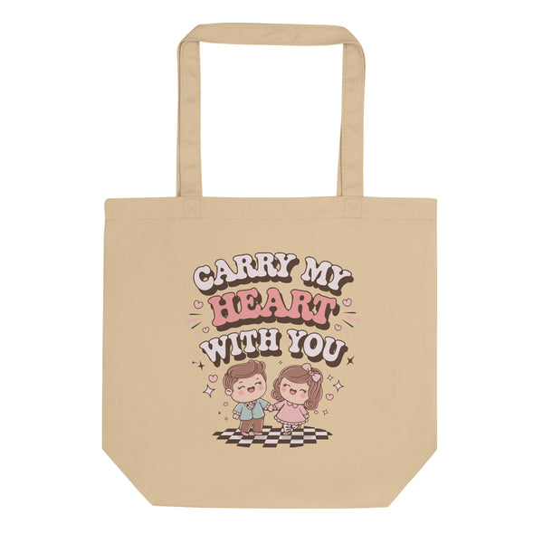 A Thoughtful Gift for Her – Carry My Heart With You Tote Bag - Default Title - Tote Bags