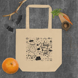 For the Pet Lover’s Heart - MEOW Eco Tote Bag by Econscious - - Tote Bags