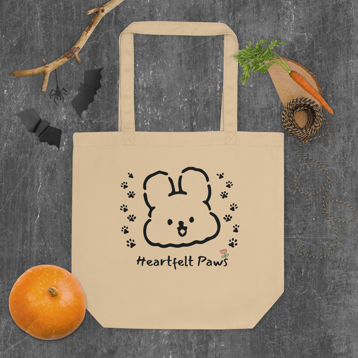 Heartfelt Paws Tote – A Sustainable Gift for Every Pet Lover - - Tote Bags