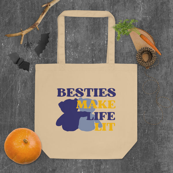 Lit Moments – Gift Tote Bag for Besties - - Tote Bags