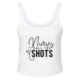 Nurses - The True Shot Callers of Compassion - solid wht blend - Print Material