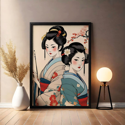Image of Graceful Tradition - Geisha Portrait