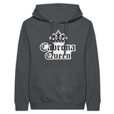 Regal Memories - Qabrona Queen Premium Unisex Hoodie - Charcoal - Print Material