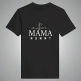 Mom Moments - Celebrating with Sentiment - Black - T-shirts