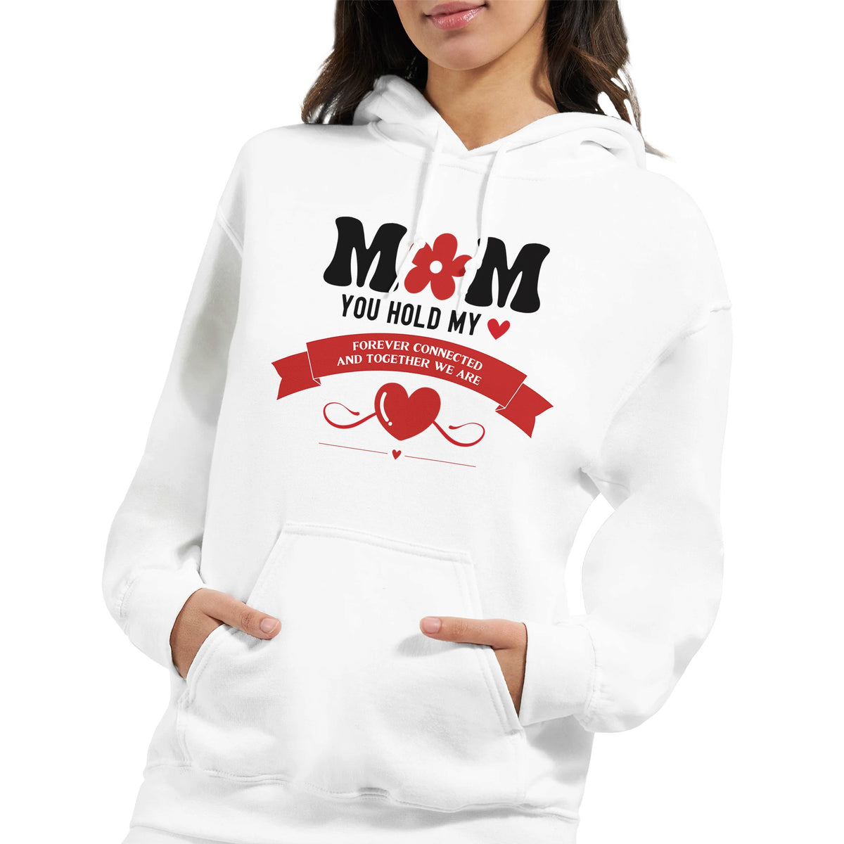 Bonded by Heart - Unbreakable Ties Pullover - White - Hoodies