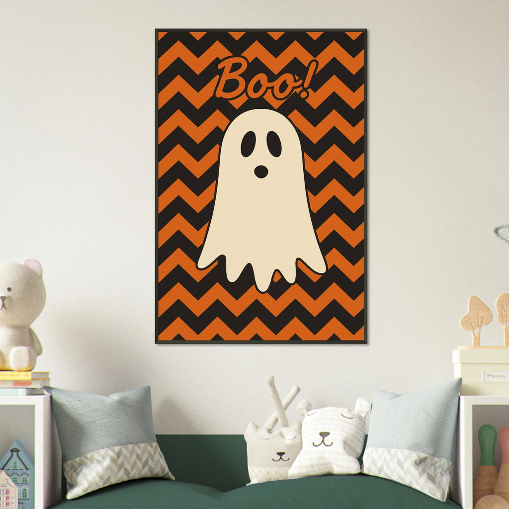 Spooky Surprise – Halloween Metal Framed Poster Gift - - Metal Framed Posters