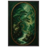 Whispers of Nature – Wooden Framed Poster Gift - Black frame - Wooden Framed Posters