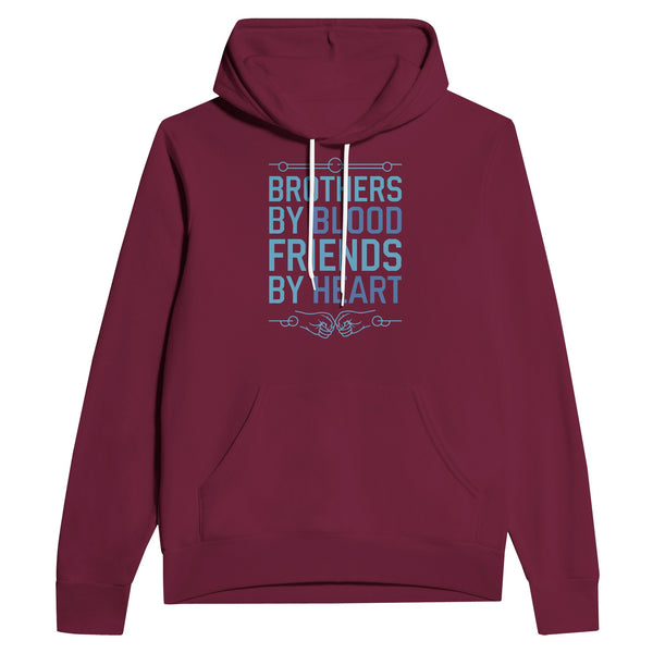 Unbreakable Bond – Brother to Brother Hoodie - Maroon - Hoodies