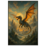 Gift Power – Soaring Dragon Metal Framed Poster - Default Title - Metal Framed Posters