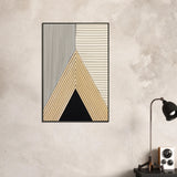 Abstract Lines Metal Frame Poster – Perfect Gift of Style - - Metal Framed Posters