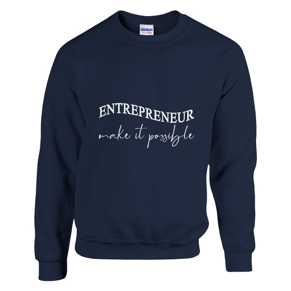 From Dream to Reality - The Entrepreneur's Journey - Navy - Sweatshirts