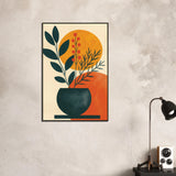 Botanical Harmony – Metal Framed Poster Gift - - Metal Framed Posters