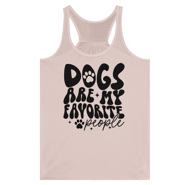 Dogs Are My Favorite People - Wear Your Love! - Soft Pink - Tank Tops