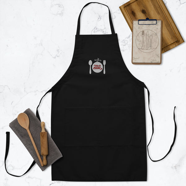 Embrace Culinary Creativity - Time to Cook Embroidered Apron - Default Title - Aprons