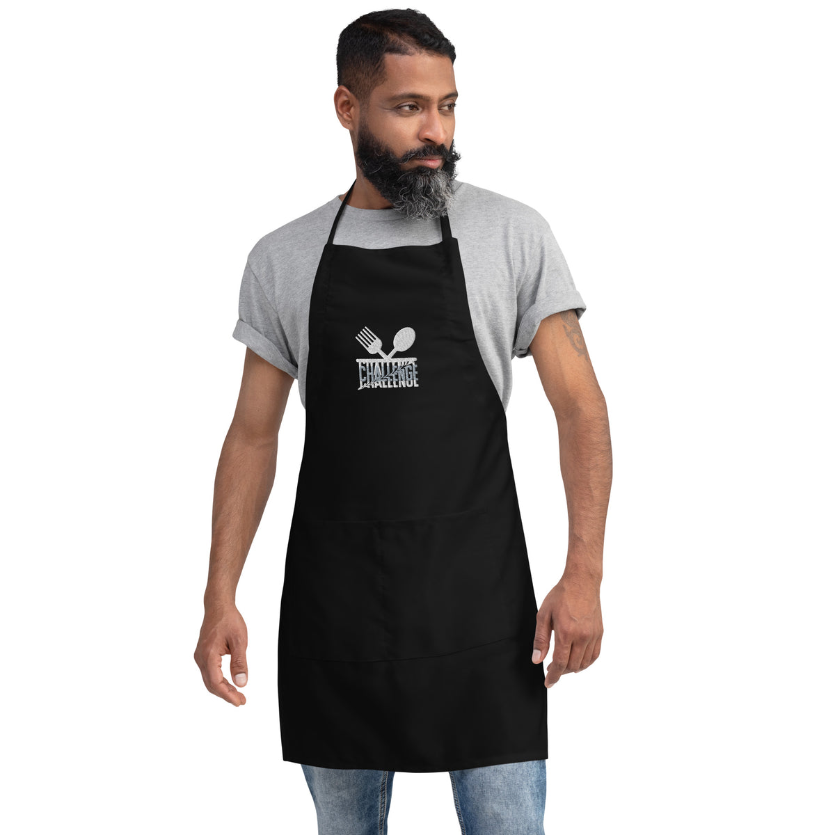 Culinary Challenge - Bold Embroidered Apron - - Aprons