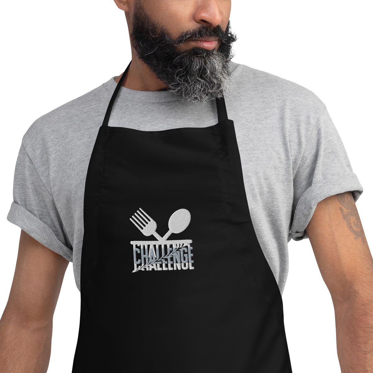 Culinary Challenge - Bold Embroidered Apron - - Aprons