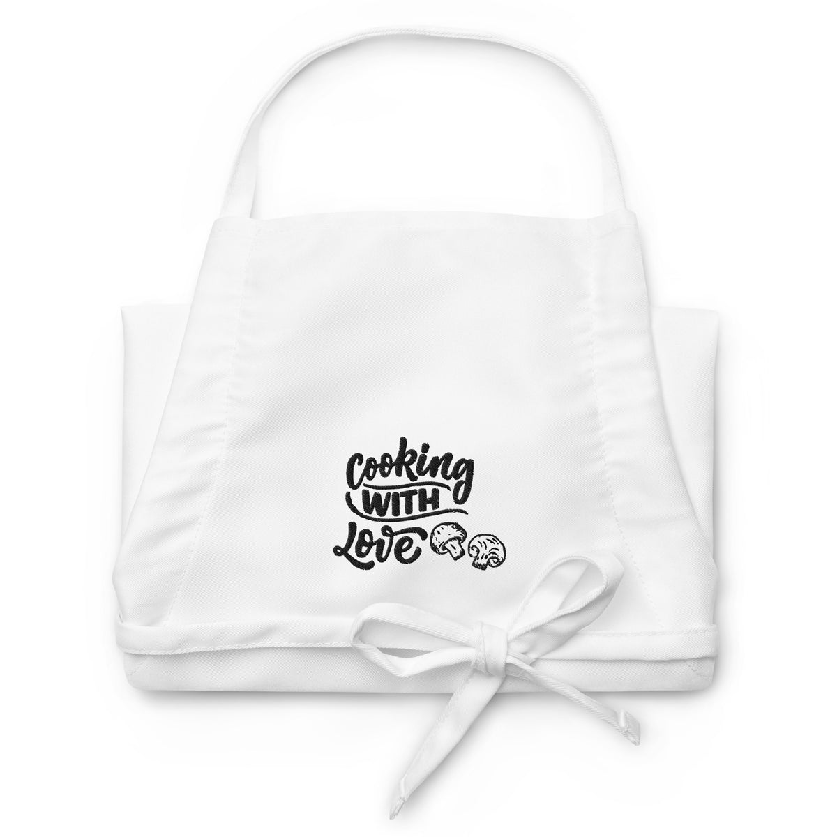 Cooking with Love - Artistic Embroidered Apron - - Aprons