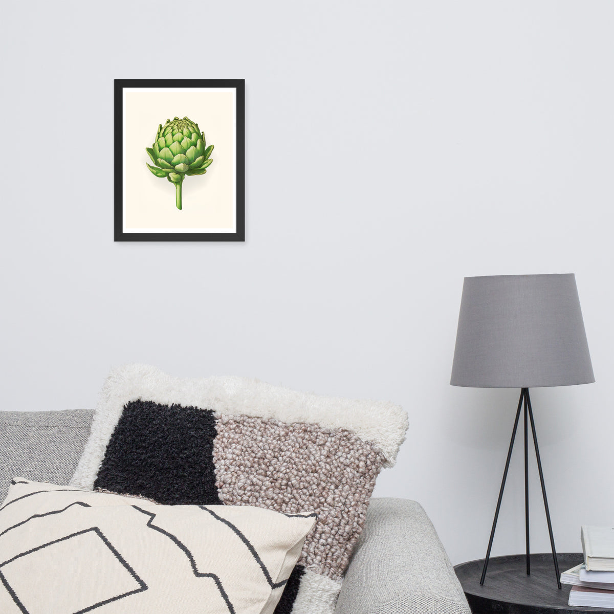 Botanical Beauty - Artichoke Elegance - - Wooden Framed Posters