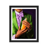 Unexpected Companions - Artful Whimsy - Black 11″×14″ - Framed Posters