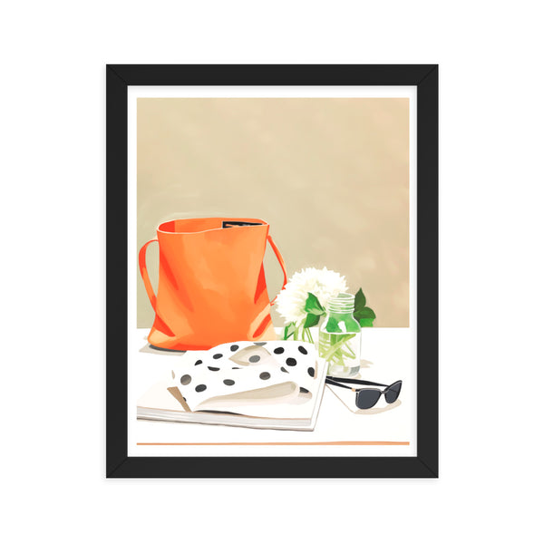 Polka Dots & Sunshine - Framed Poster - Black 11″×14″ - Framed Posters