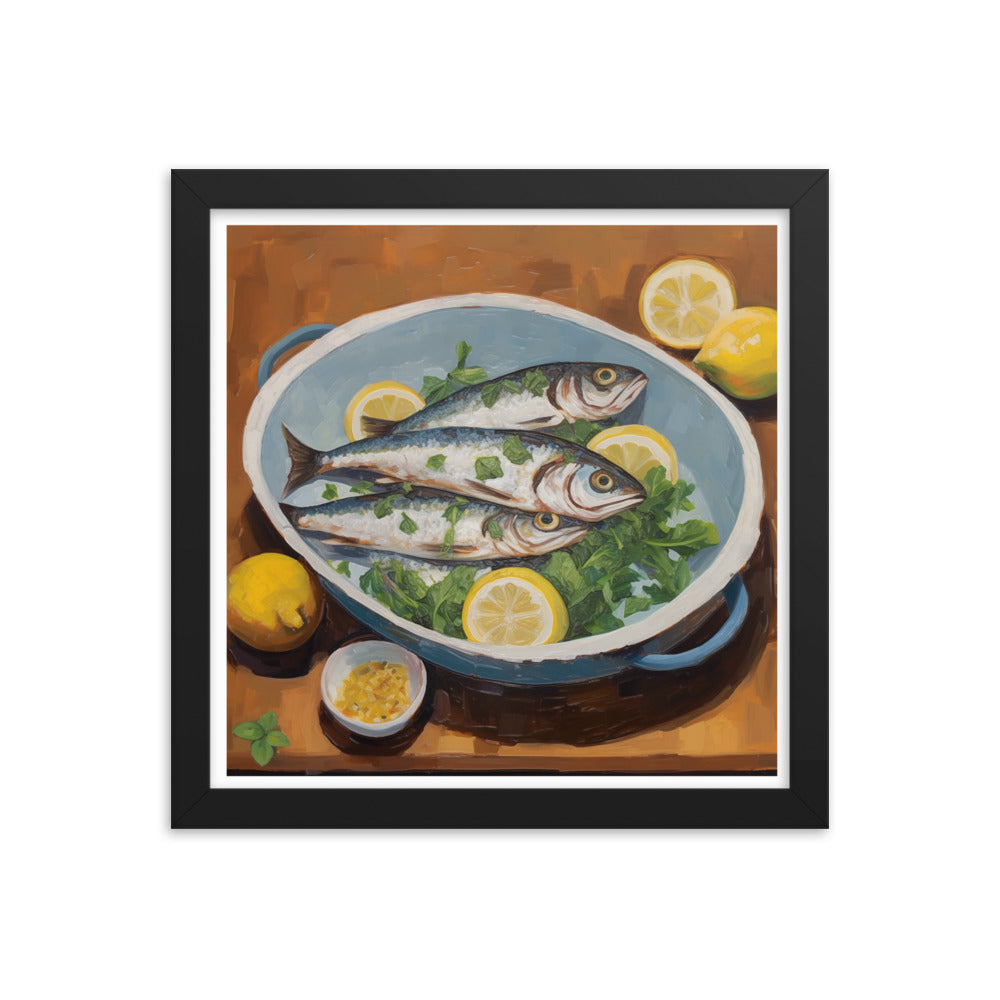 Culinary Artistry - Fresh Catch Delight - - Framed Posters