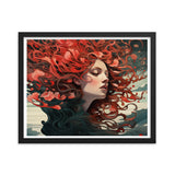 Dreamscape Serenity - Enchanted Reflections - Black 16″×20″ - Framed Poster