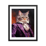 Victorian Cat - Whimsical Nobility - - Framed Posters