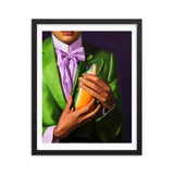 Unexpected Companions - Artful Whimsy - Black 16″×20″ - Framed Posters