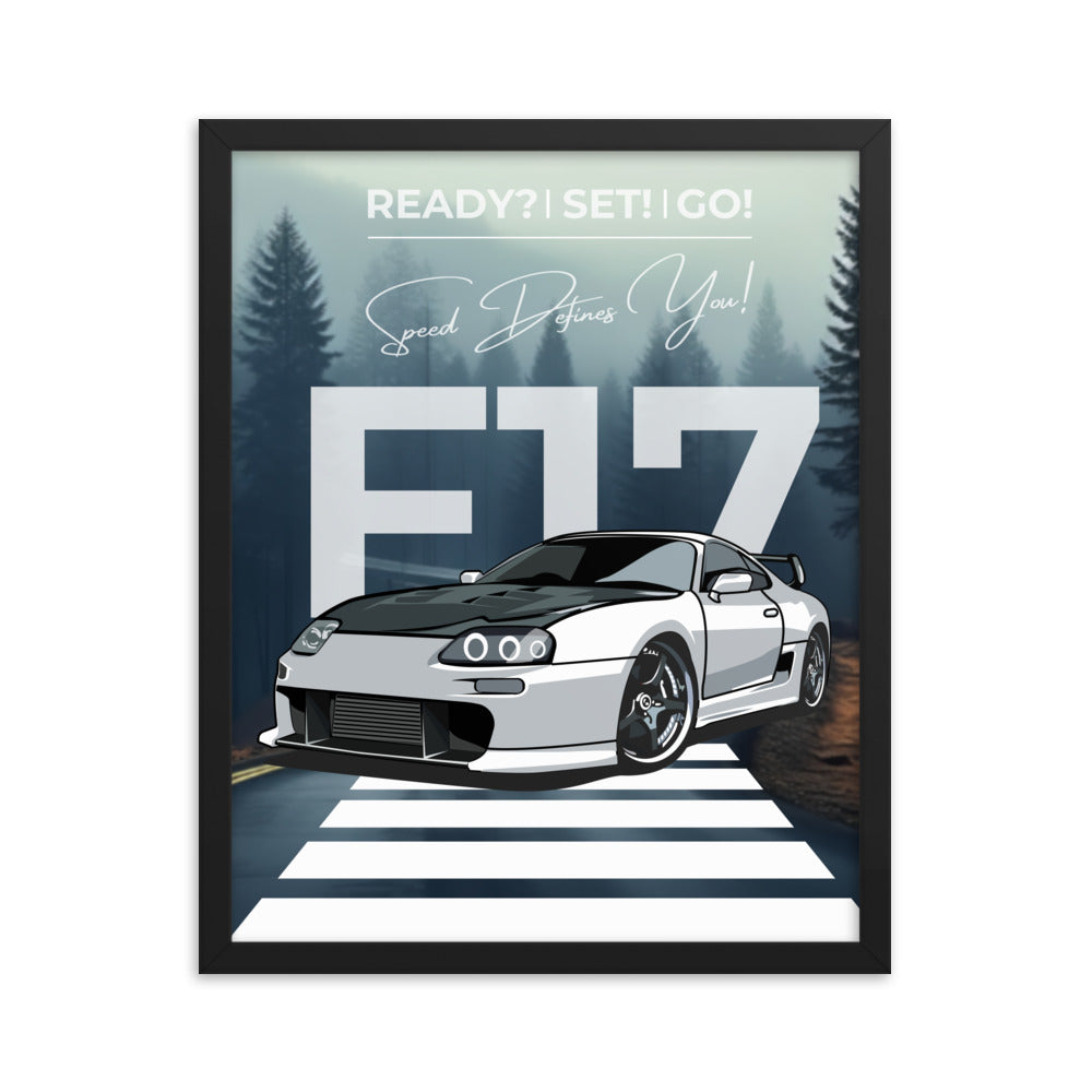 F17 Speed - The Ultimate Drive - - Framed Poster