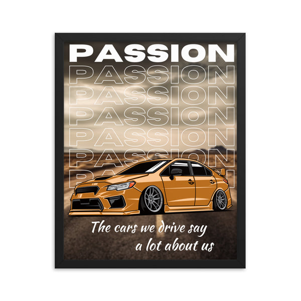 Passion in Motion - Car Enthusiast's Dream - - Framed Posters