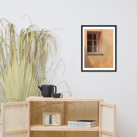 Rustic Reflections - Window into Tranquility