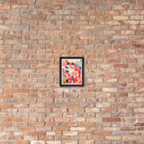 Dynamic Harmony - Abstract Color Play - - Wooden Framed Posters