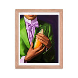 Unexpected Companions - Artful Whimsy - Red Oak 11″×14″ - Framed Posters