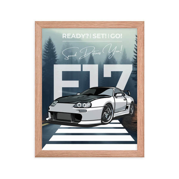 F17 Speed - The Ultimate Drive - - Framed Poster