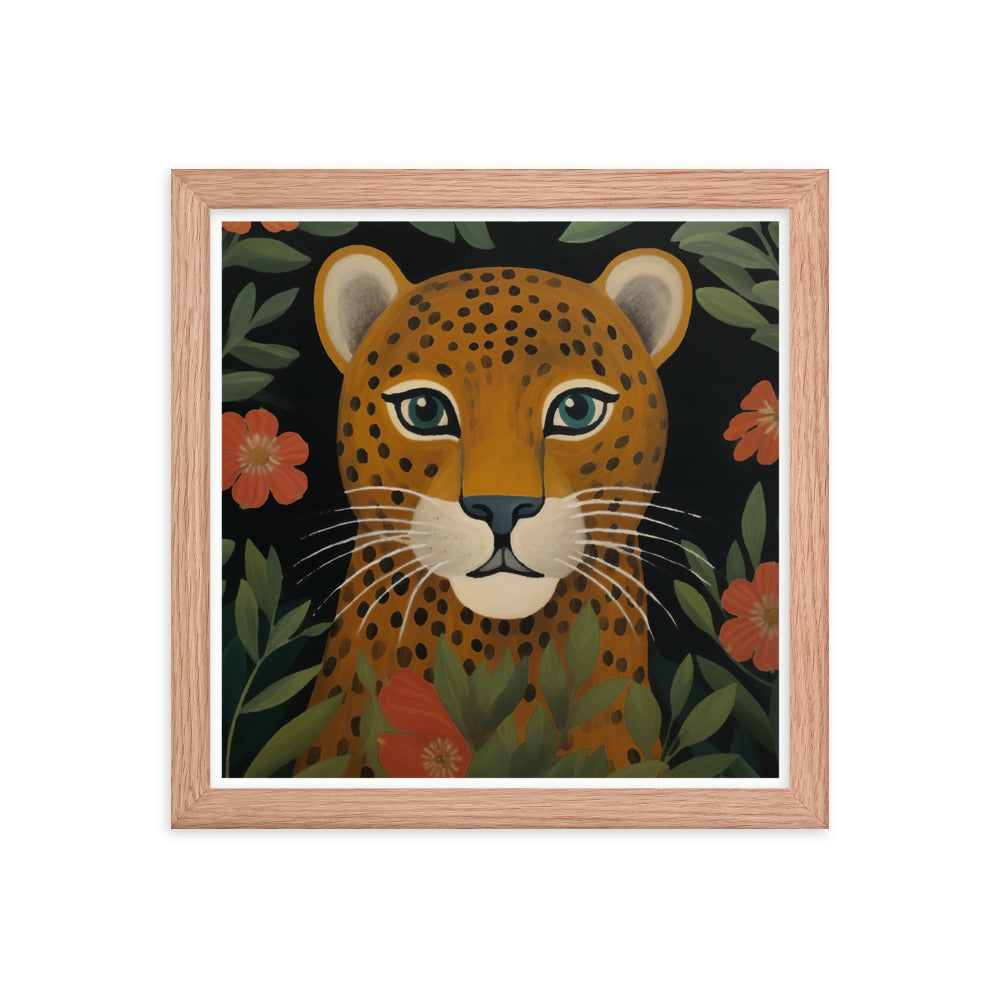 Wild Grace - Leopard's Gaze - - Framed Poster