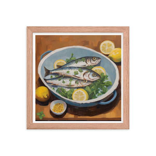 Culinary Artistry - Fresh Catch Delight - - Framed Posters