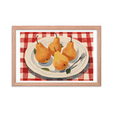 Golden Harvest - A Taste of Tradition - Red Oak 12″×18″ - Framed Posters