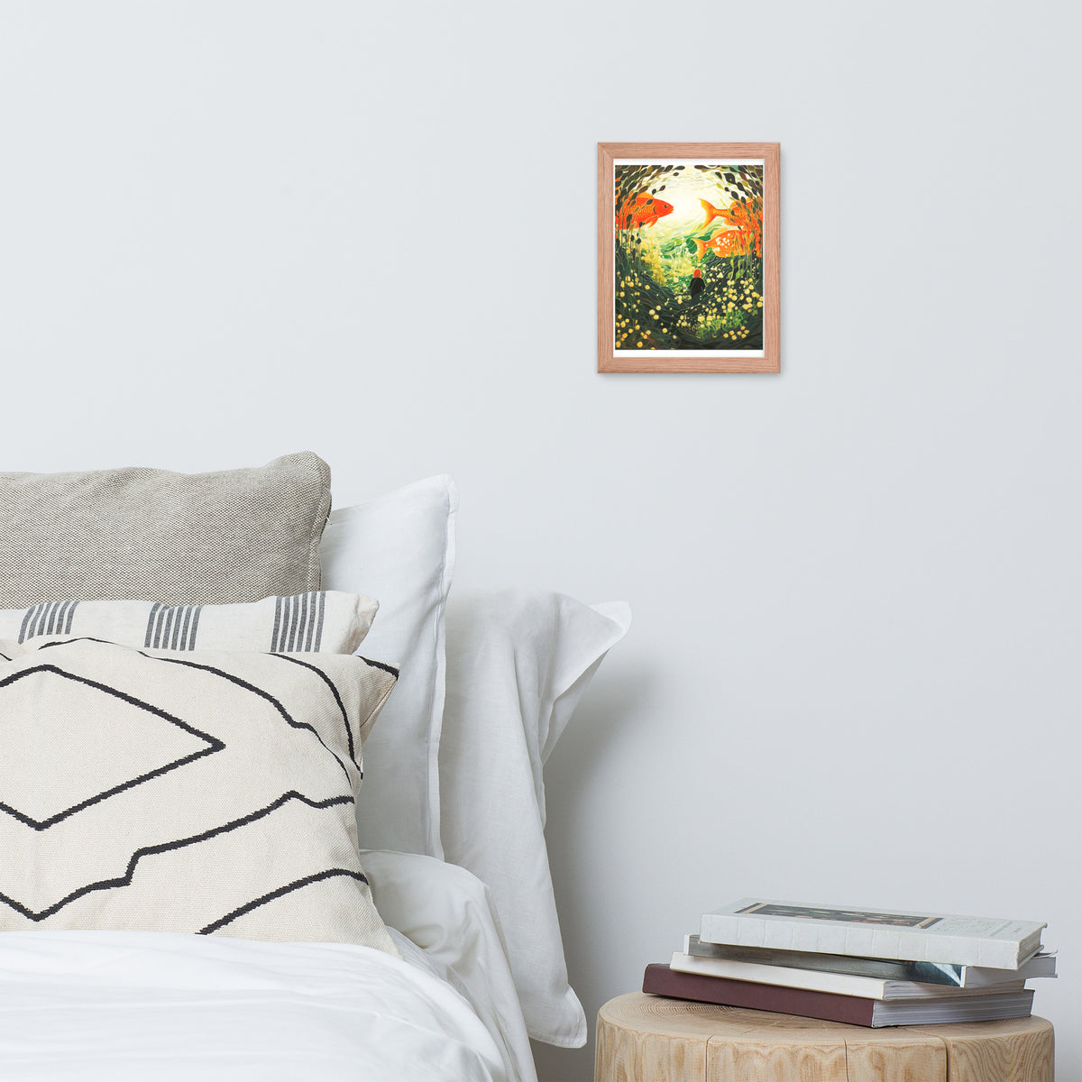 Underwater Dreams - Enchanted Fish - - Wooden Framed Posters