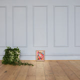 Dynamic Harmony - Abstract Color Play - - Wooden Framed Posters