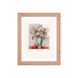 Neutral Beauty - Blossoms in Harmony - Red Oak 8″×10″ - Framed Posters