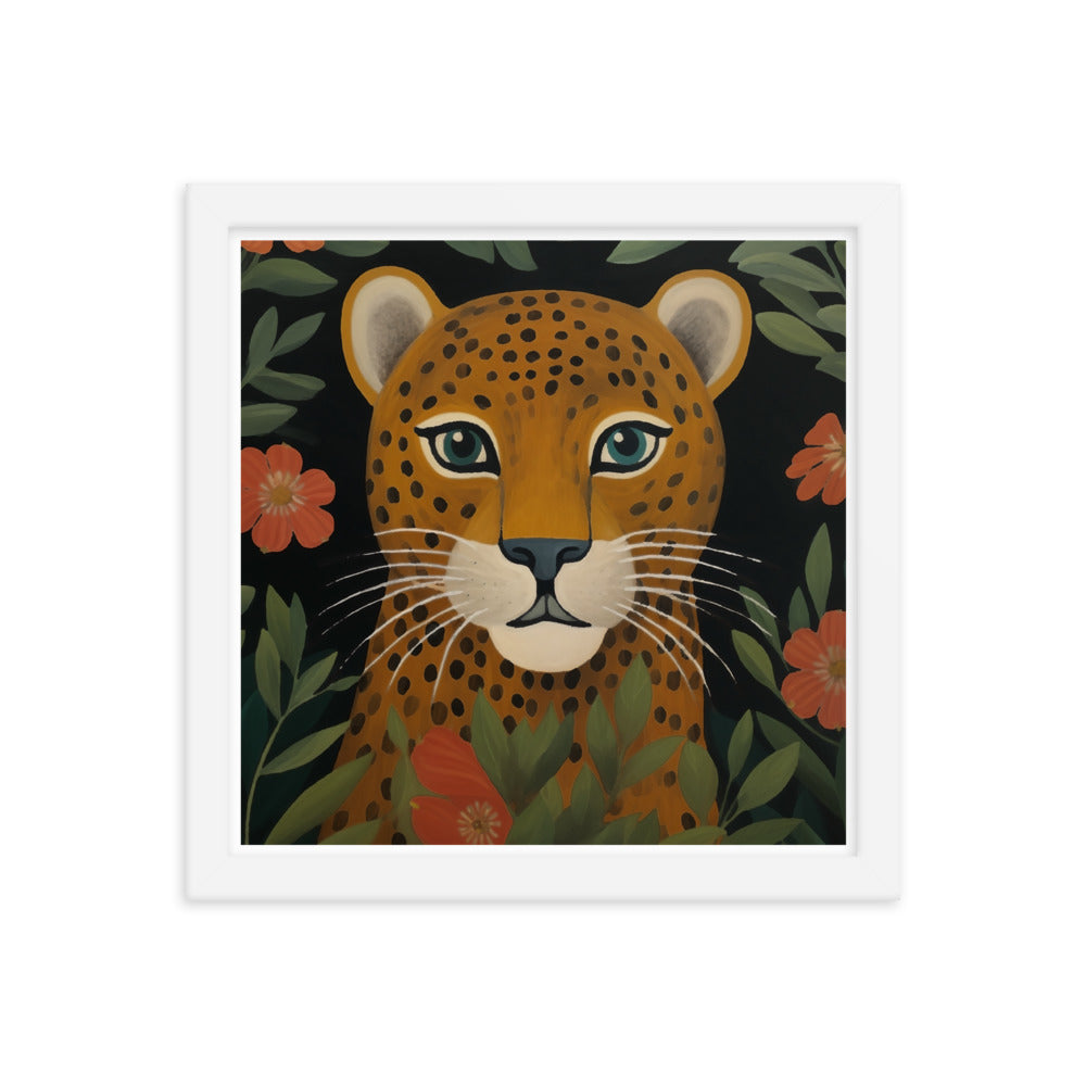 Wild Grace - Leopard's Gaze - - Framed Poster