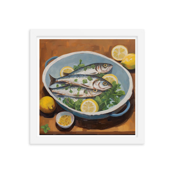 Culinary Artistry - Fresh Catch Delight - - Framed Posters