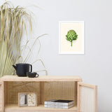 Botanical Beauty - Artichoke Elegance - - Wooden Framed Posters