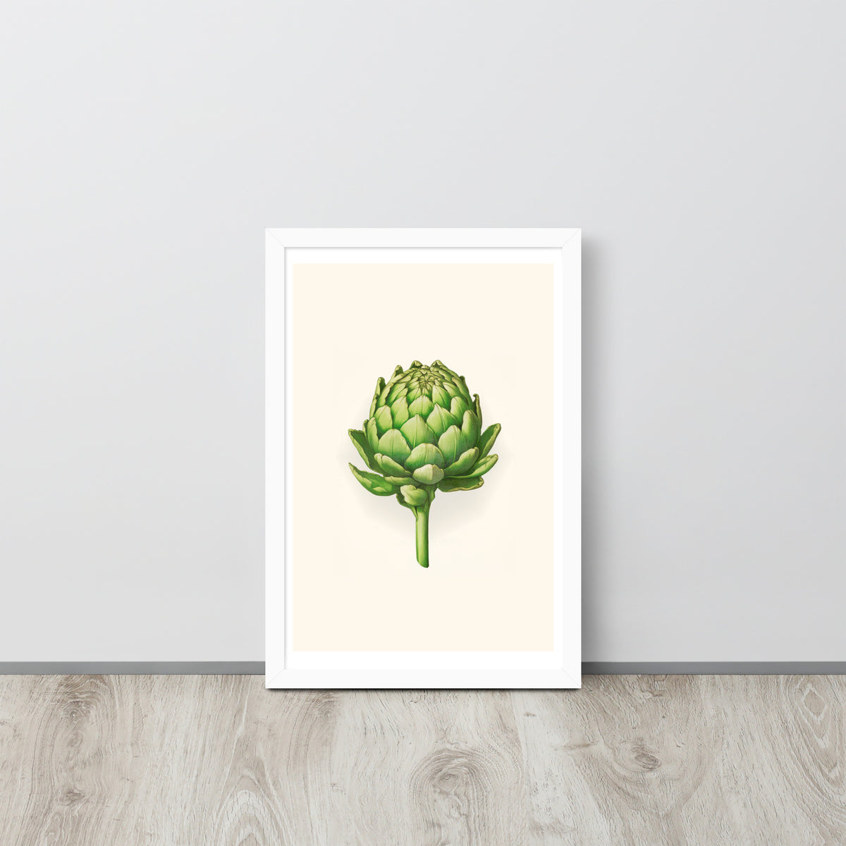 Botanical Beauty - Artichoke Elegance - - Wooden Framed Posters